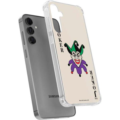 DC Comics The Joker Calling Card Galaxy S24 Plus Clear Case